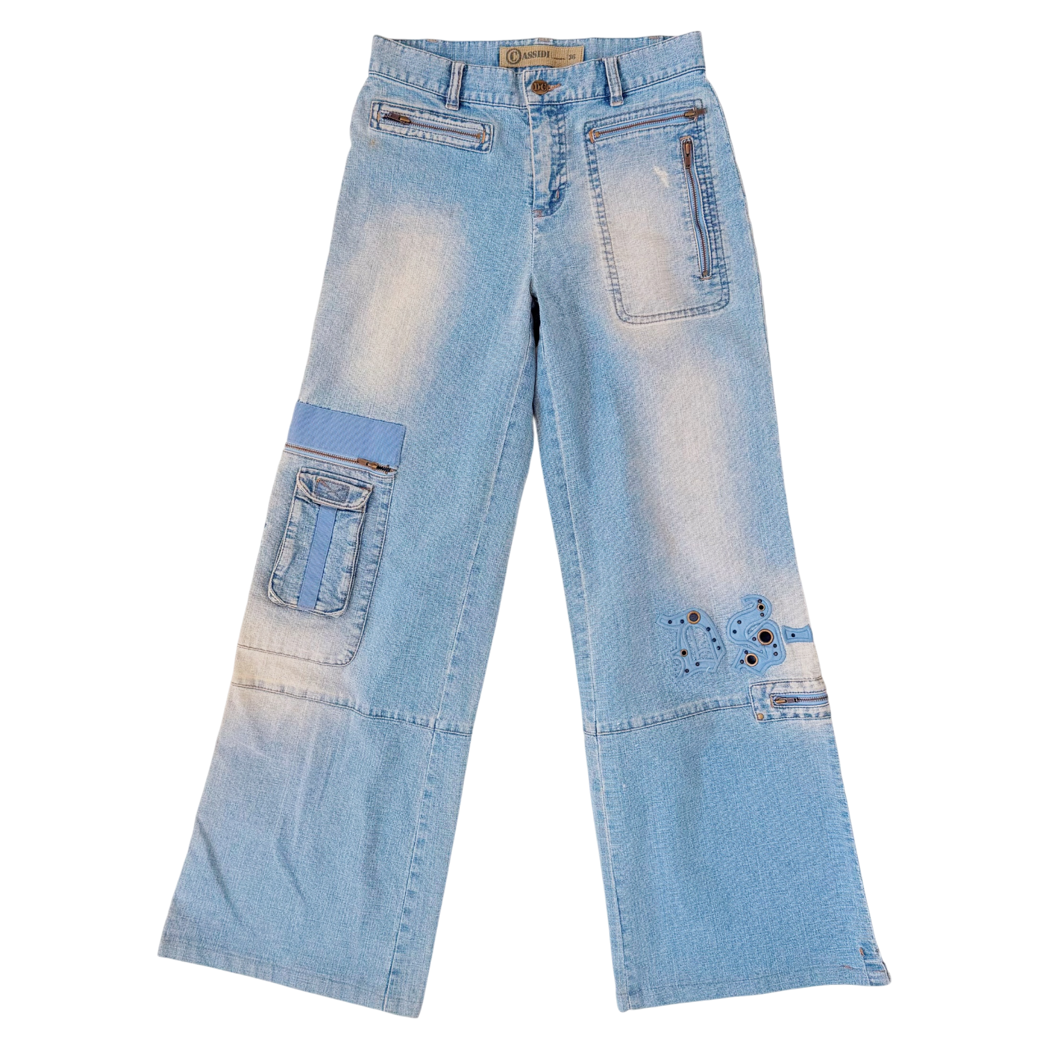 Funky European Cargo Jeans (XS)