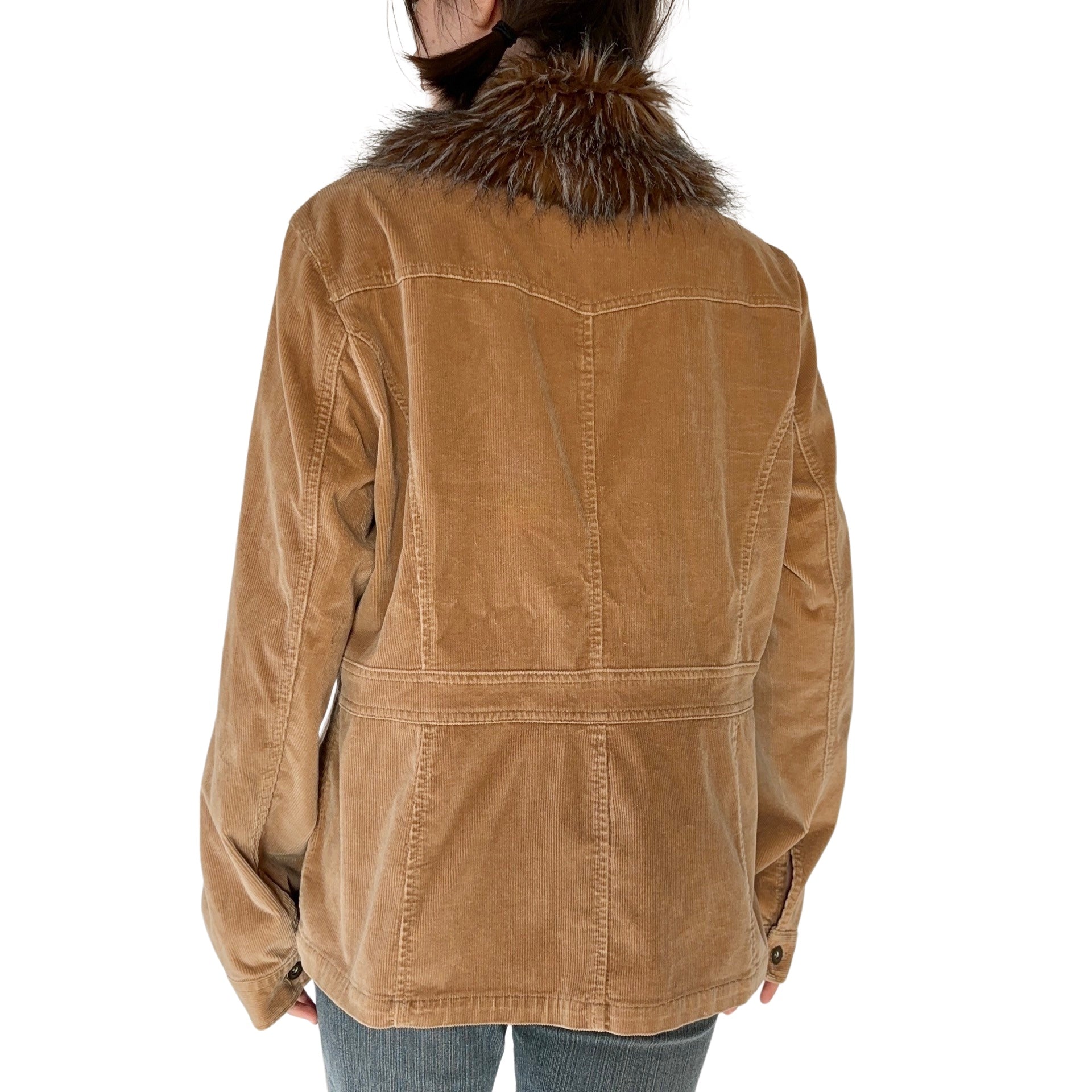Y2K Corduroy Penny Lane Jacket (XL)