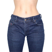 DIESEL Mid Rise Dark Wash Straight Leg Jeans (M) 