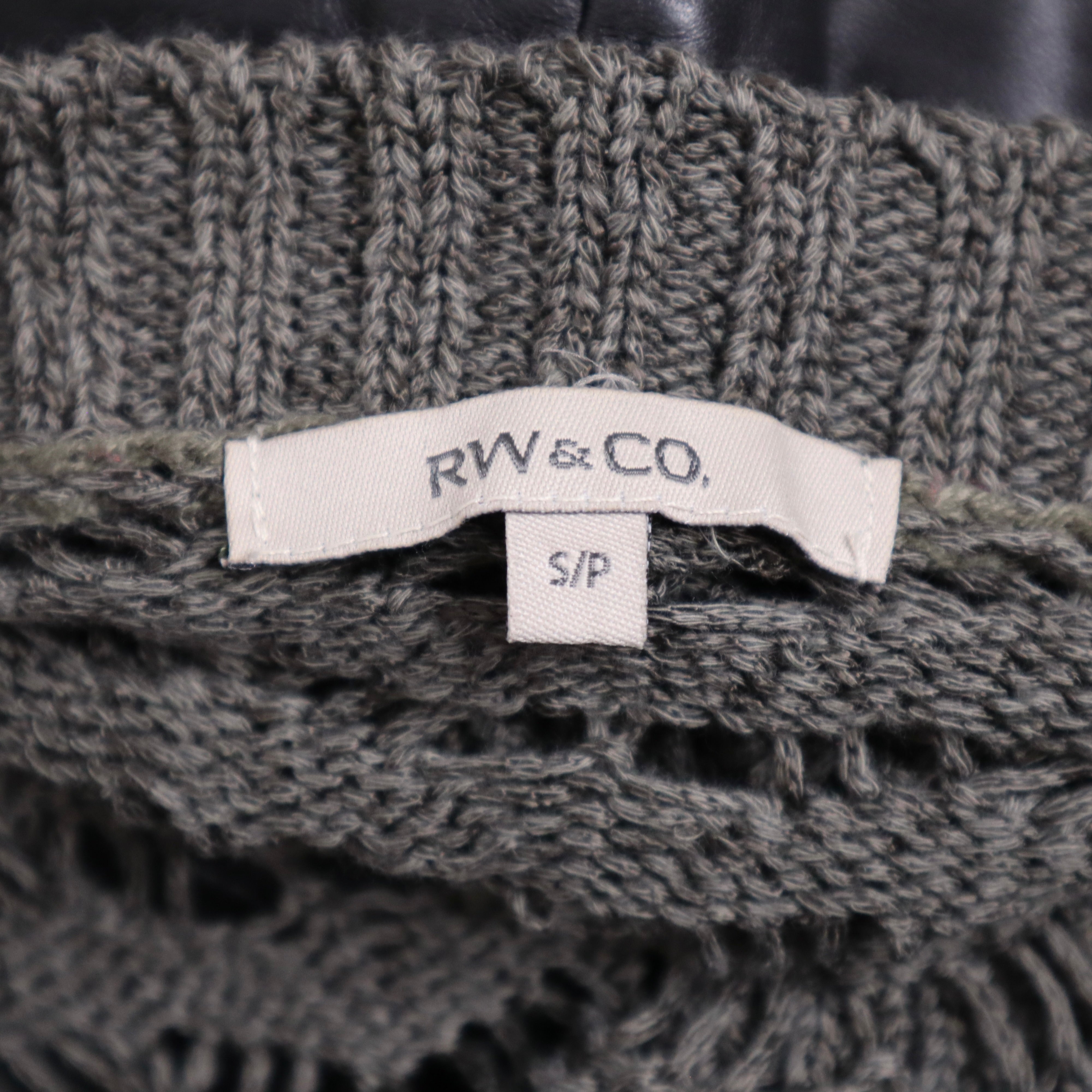 Y2K Green Open Knit Top (S)