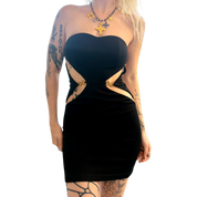 Nana Jacqueline Cutout Mini Dress (S)