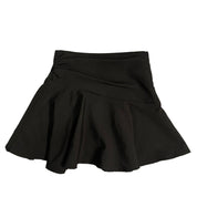 00s Black Pleated Mini Skirt (XS)
