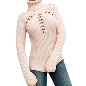 Baby Pink Turtleneck Sweater (S)