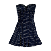 Bebe Silk Polkadot Dress (S)