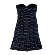 Bebe Silk Polkadot Dress (S)