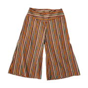 90s Striped Gaucho Capris (S)