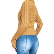 Bebe Leather & Knit Cardi Jacket (XS/S)