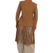 Faux Suede Fringe Jacket (S)