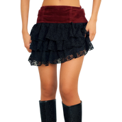 Italian Lacy Mini Skirt (XS)