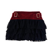 Italian Lacy Mini Skirt (XS)