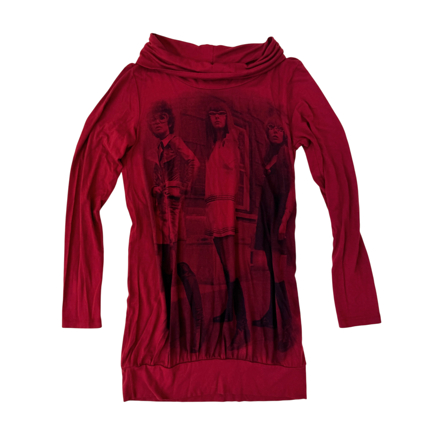 Italian Graphic Mini Dress (M)