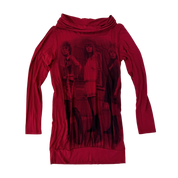 Italian Graphic Mini Dress (M)