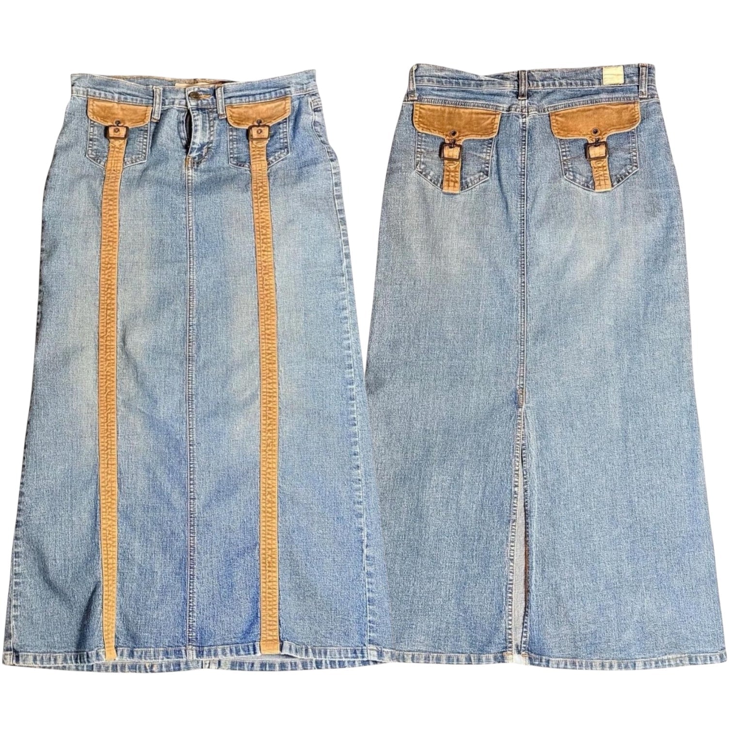 Y2K BONGO DENIM MAXI SKIRT (5)
