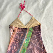 Vintage Italian Graphic Mesh Dress (S)