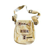 Diesel Satin Cream Cross Body Bag