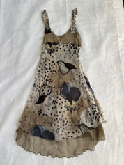 Italian Silk Floral Dress (S)