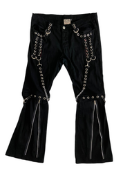 Black Banned Apparel chain pants