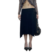 Y2K Morgan De Toi Pinstripe Midi Skirt (XS/S)