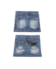 Morgan de Toi Denim Mini Skirt (S)