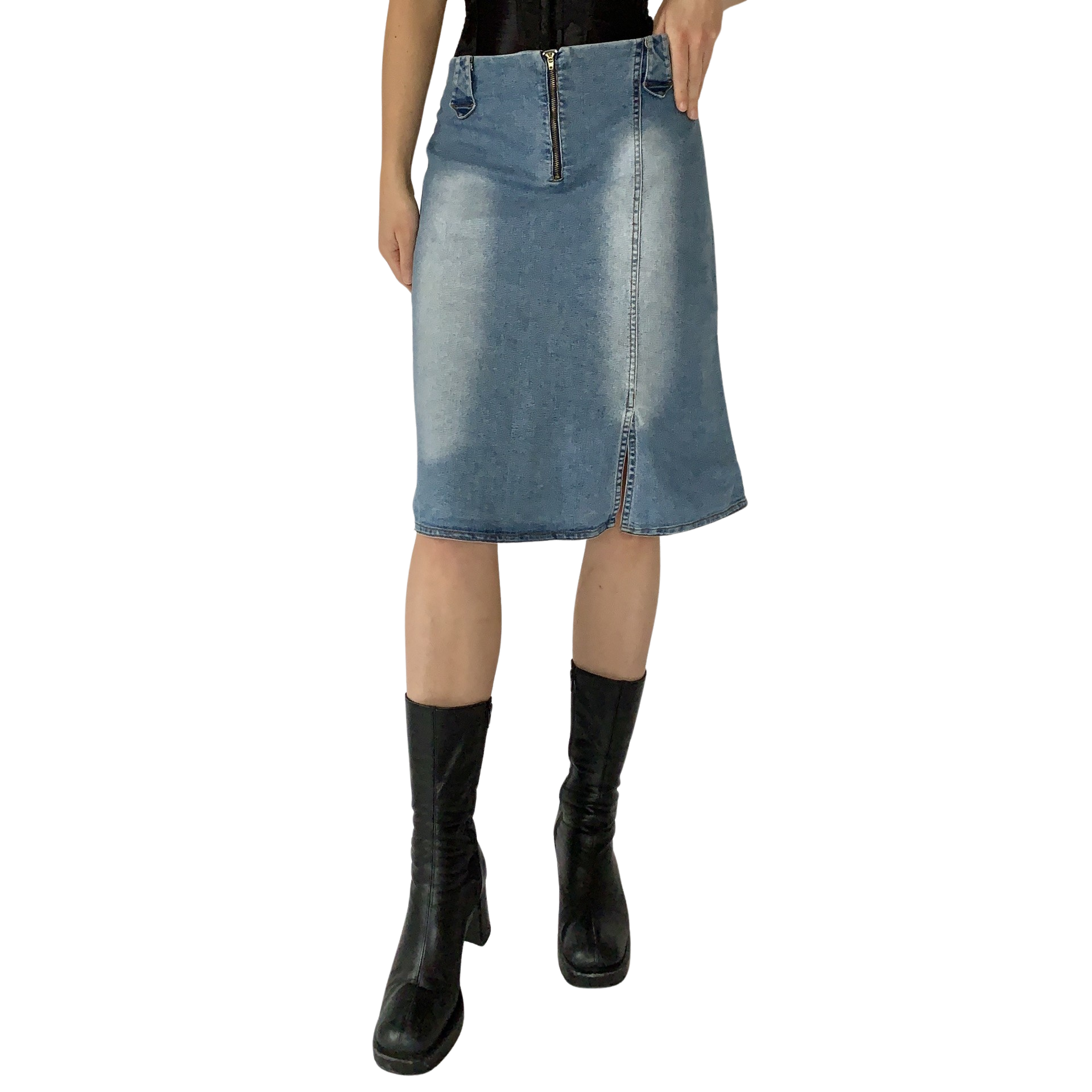 Y2K Denim Midi (M)