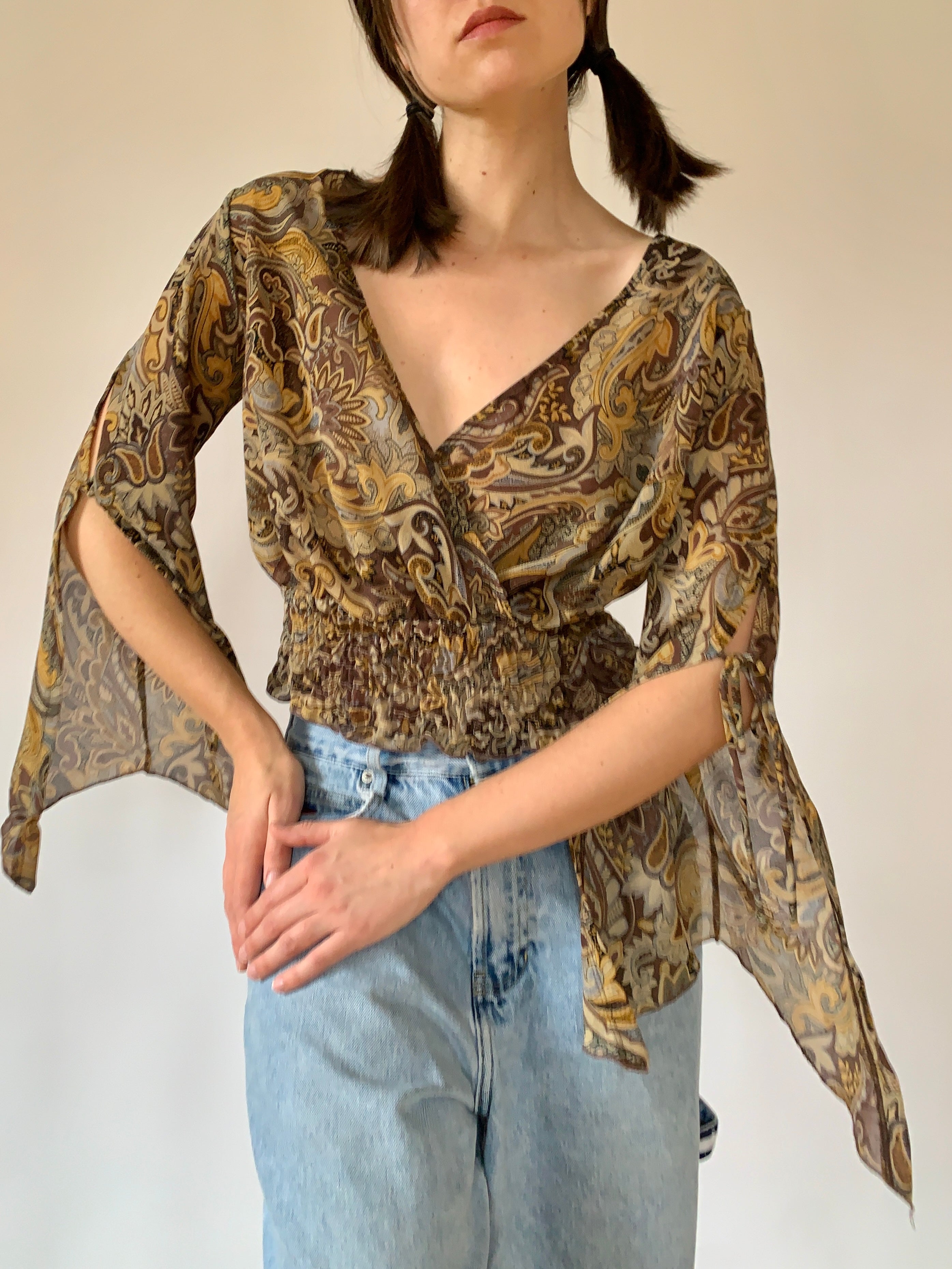 Vintage Boho Fairy Blouse - Large