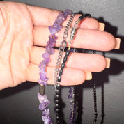 “Amethyst Moon” Layered Necklace Stack