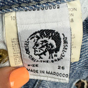 Diesel Stitching Detail Flare Jeans (S)