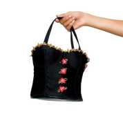 Vintage Floral Corset Purse