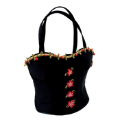 Vintage Floral Corset Purse