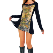 French Graphic Mini Dress (S)