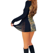 French Graphic Mini Dress (S)