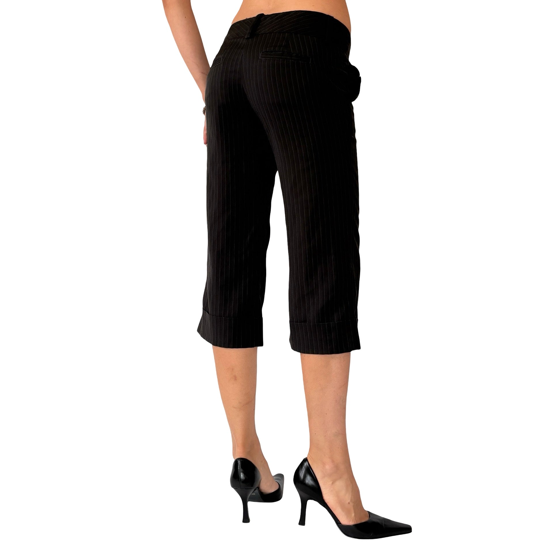 2000s Pinstripe Capris (XS)