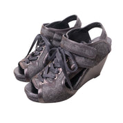 Y2K PIERRE HARDY Corset Wedge Heels (6.5)