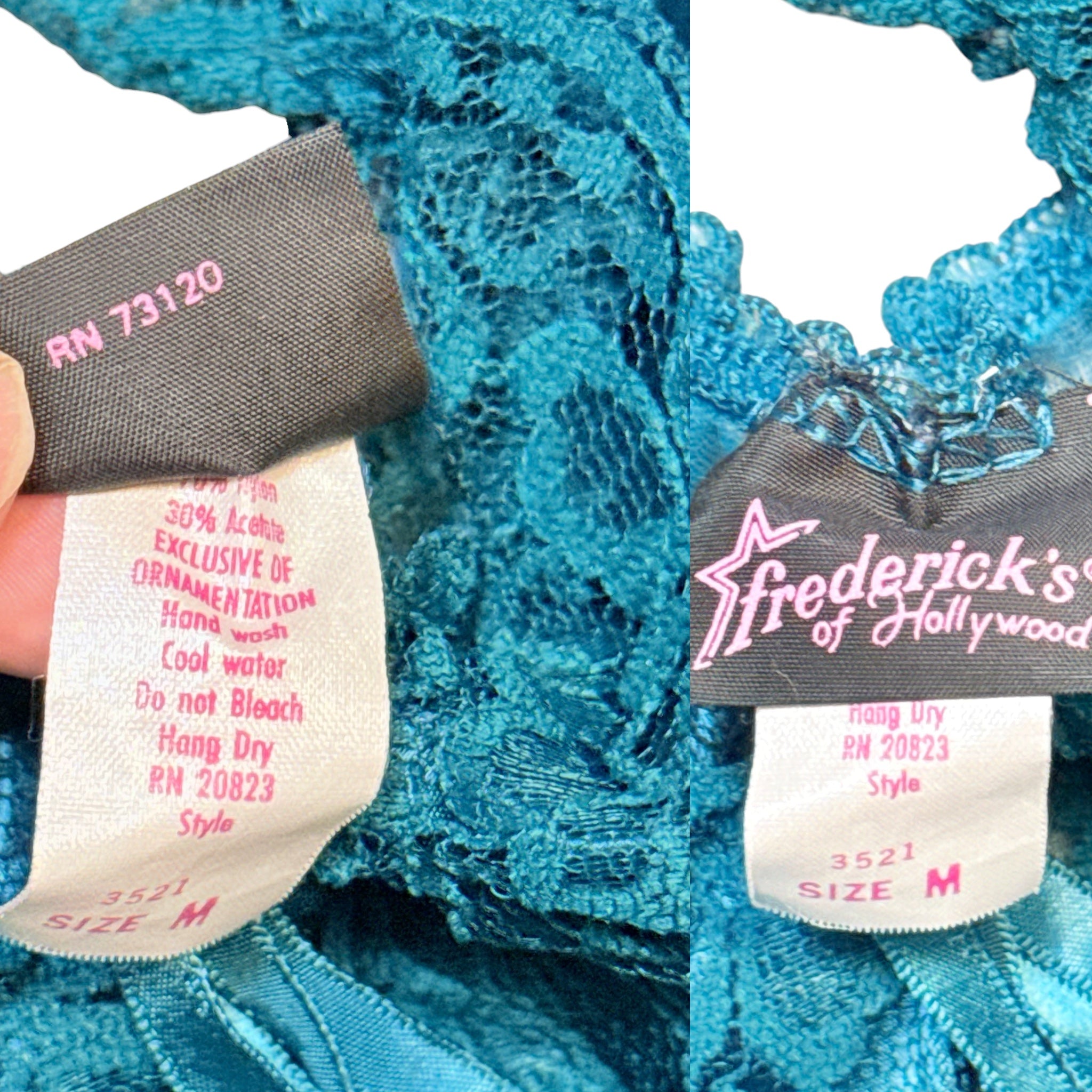 Vintage Frederick’s of Hollywood lace teddy (XS/S)