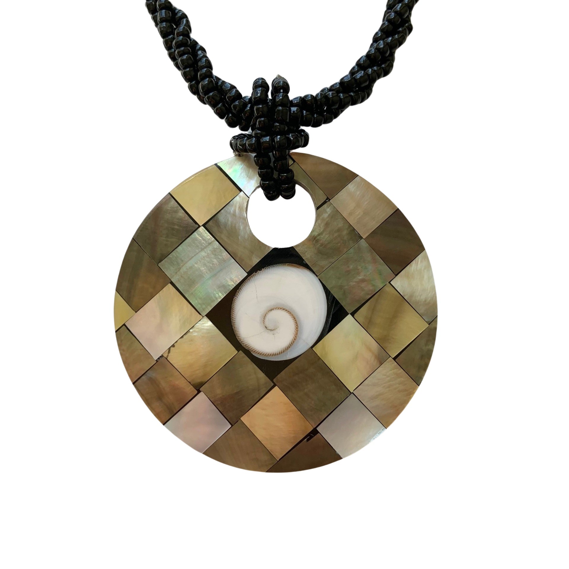 Vintage Abalone Shell Necklace