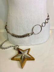 Big star chain belt