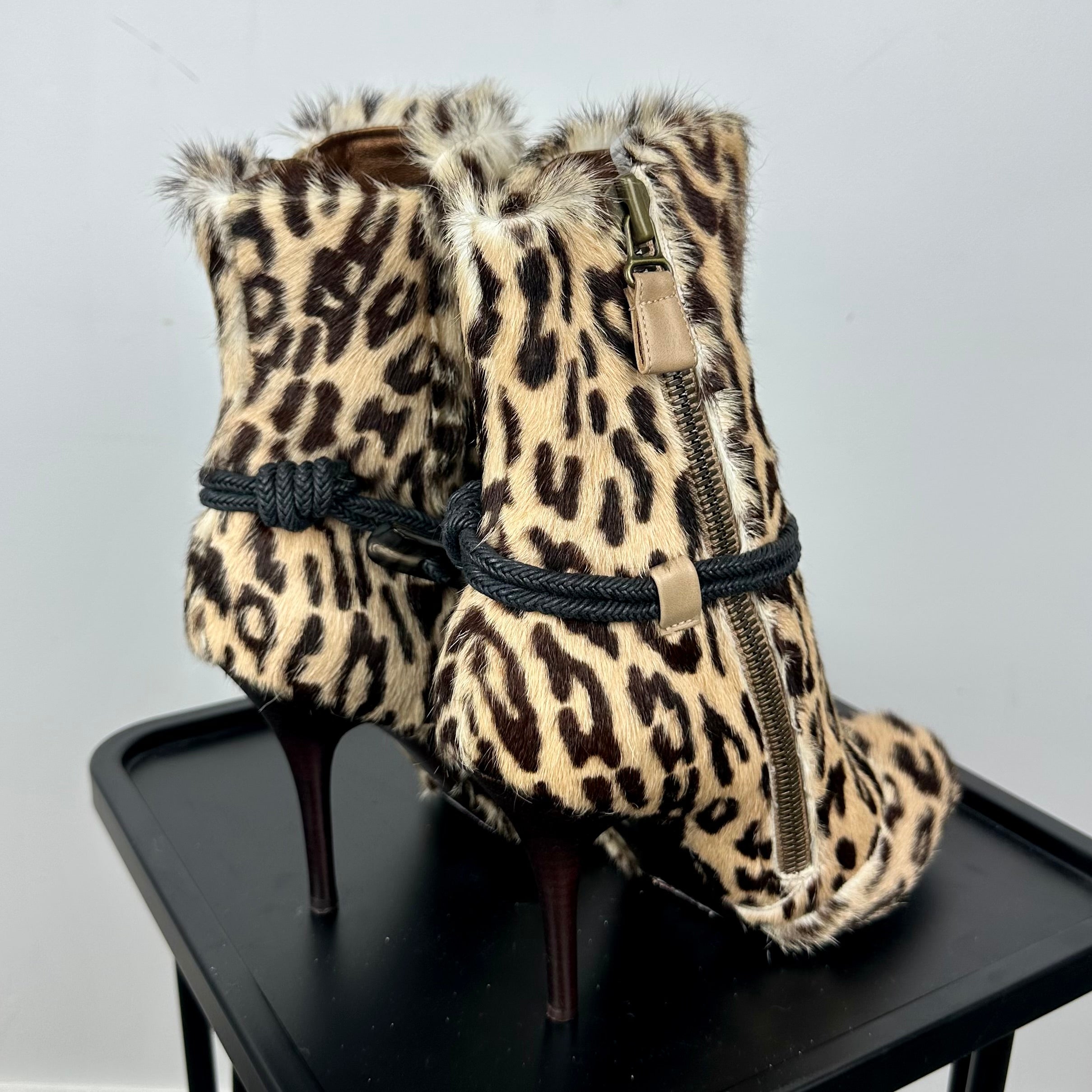 Italian Leopard Ponyhair Boots (7)