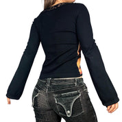 Vintage Angel & Devil Graphic Top (M)