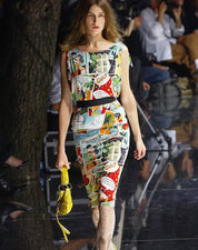 SS2004 Dolce & Gabbana Pop Art Comic Baby Tee (XS/S)