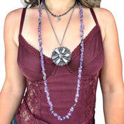 “Amethyst Moon” Layered Necklace Stack