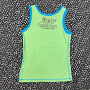 Angel Blue Sequin Graphic Tank (XS)