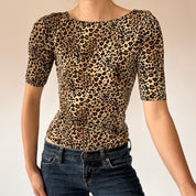 90s Leopard Top (XS/S)