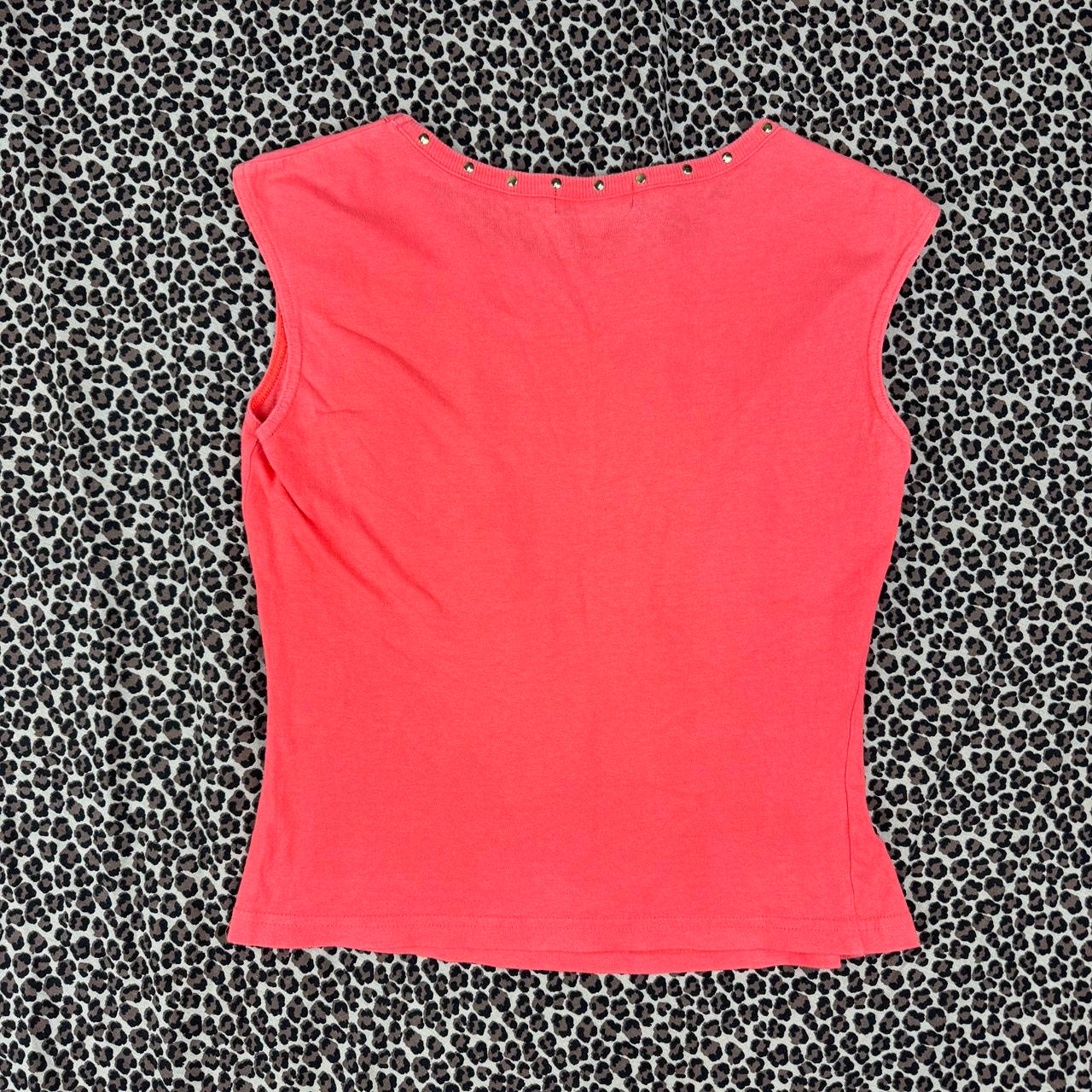 Burberry Blue Label Coral Studded Graphic Tank (M)