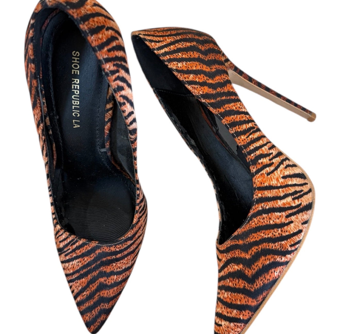Shoe Republic LA Tiger Print Heels (9)