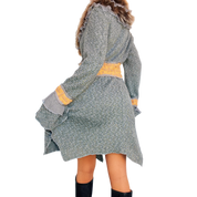 Raccoon Fur Duster Cardigan (M)