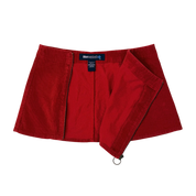 Corduroy Zip Up Mini Skirt (S)