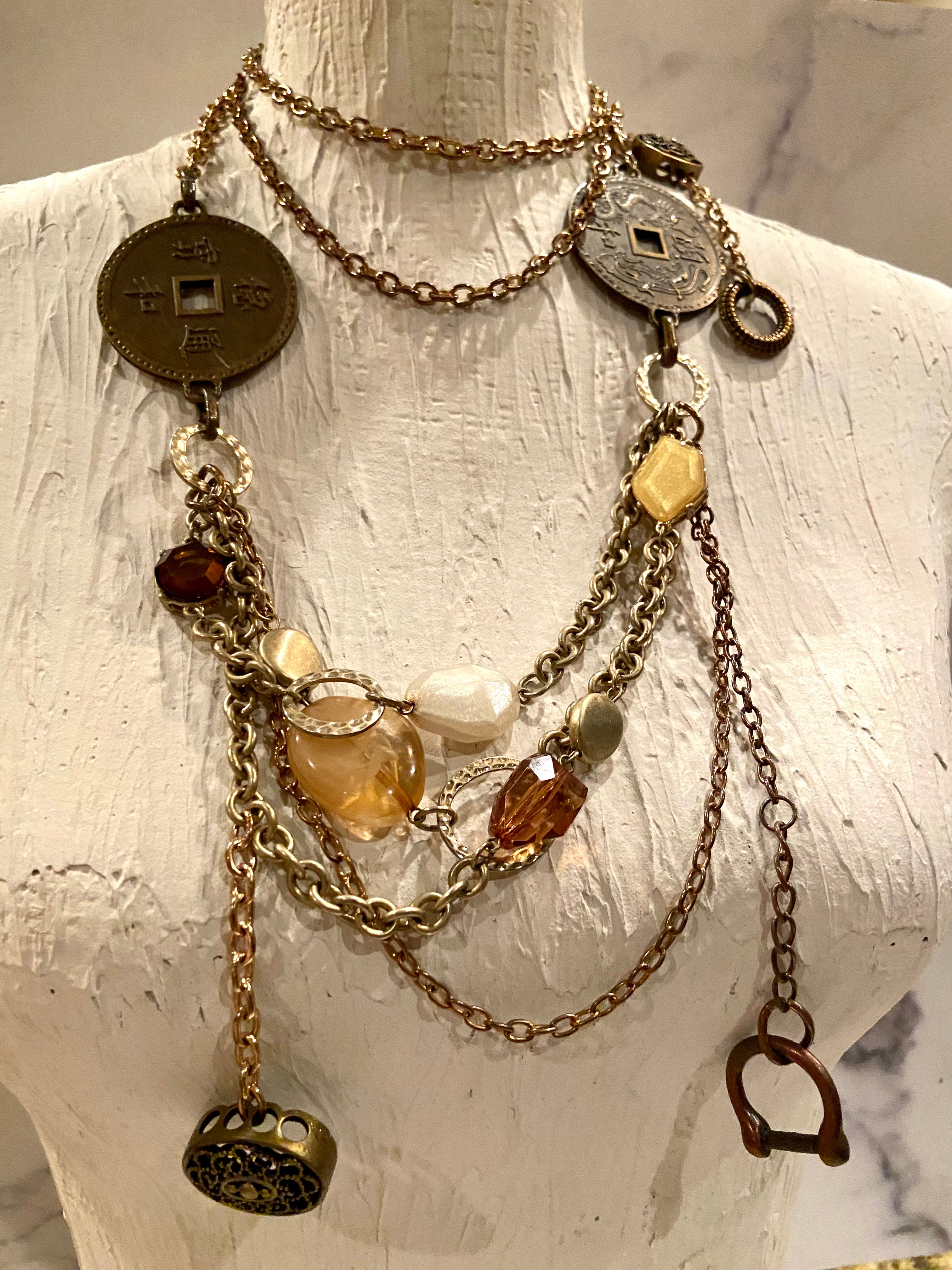 Layers & beads belt