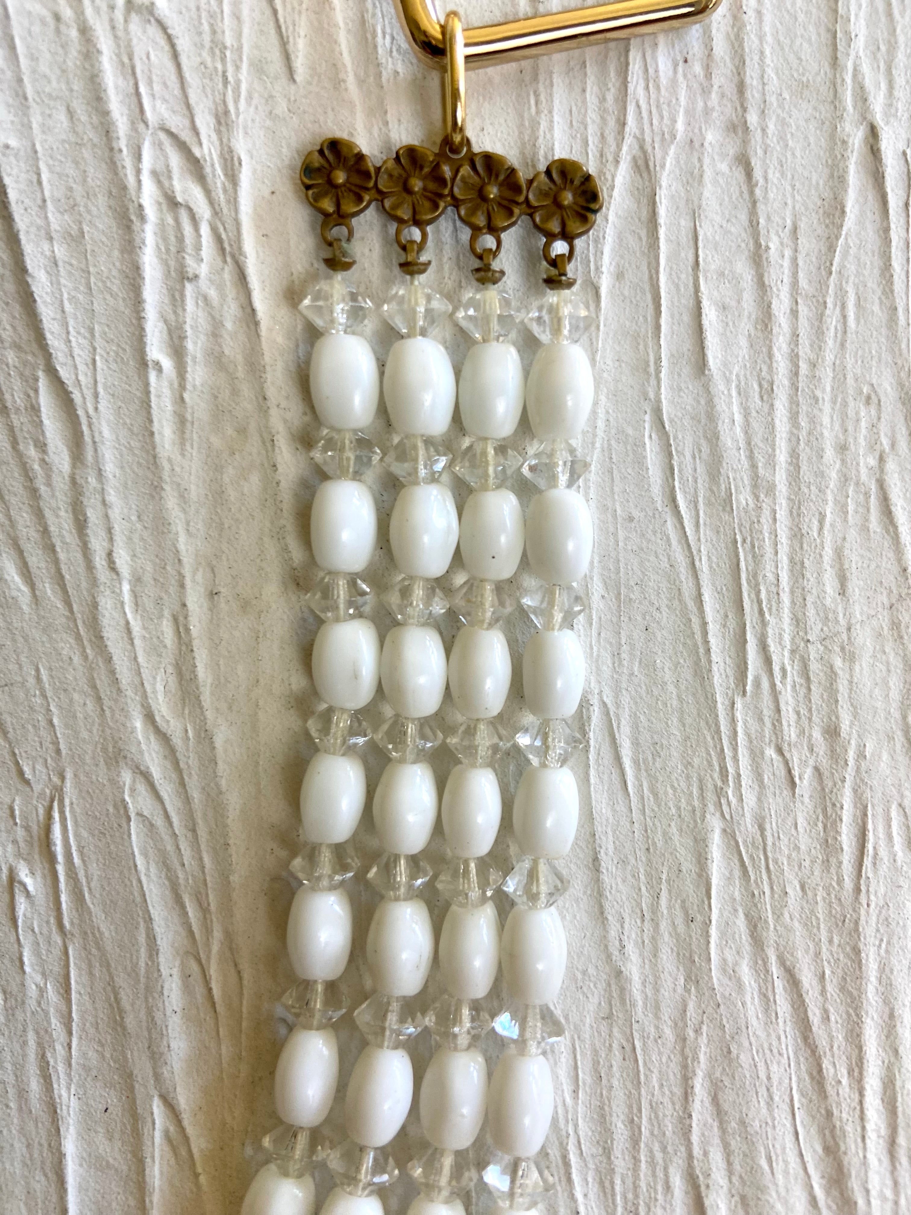 Beads layered belt