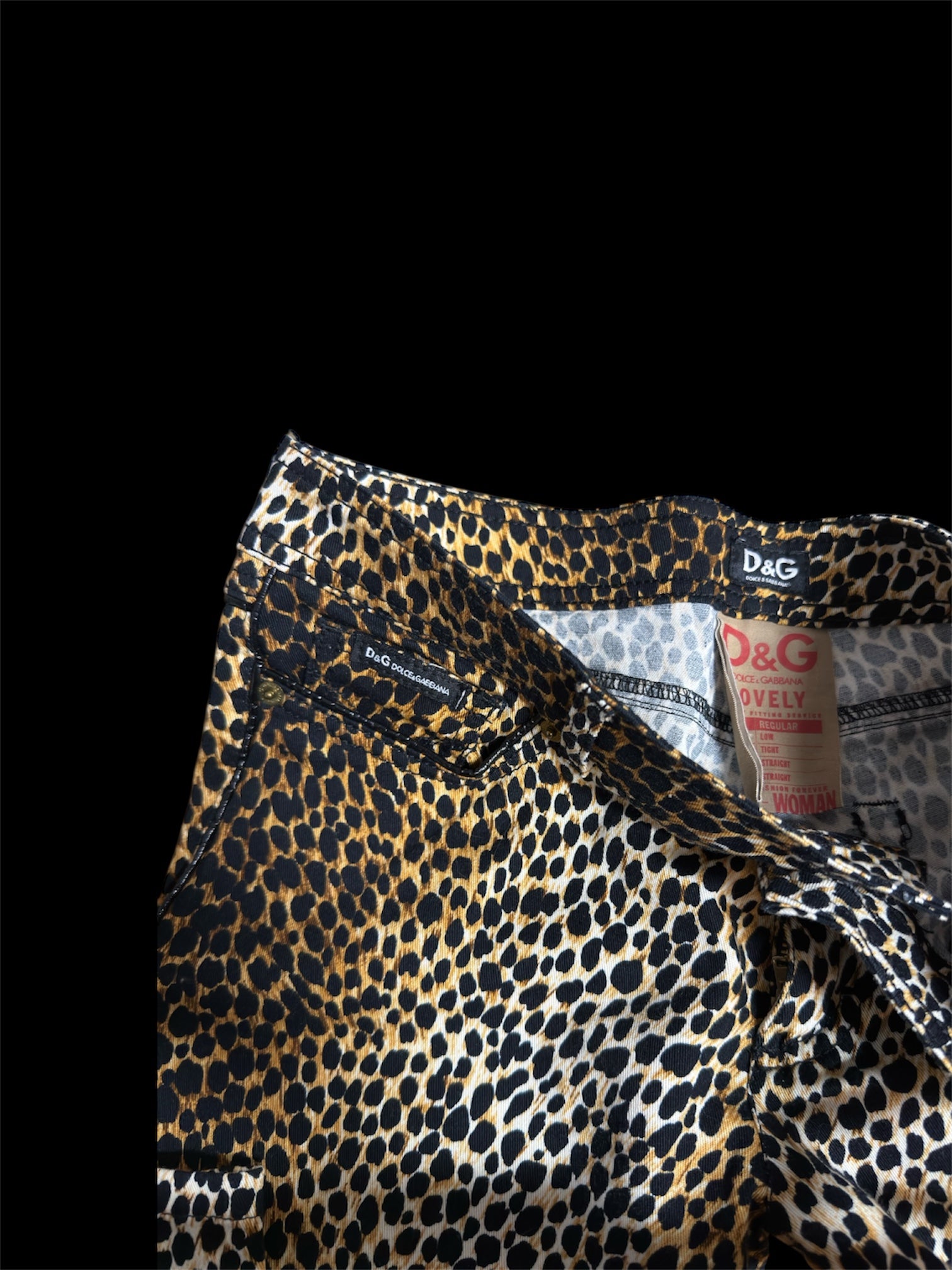 00s DOLCE&GABANNA Leopard pants (S)