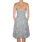 90s BETSEY JOHNSON Silk Floral Dress (M/L)